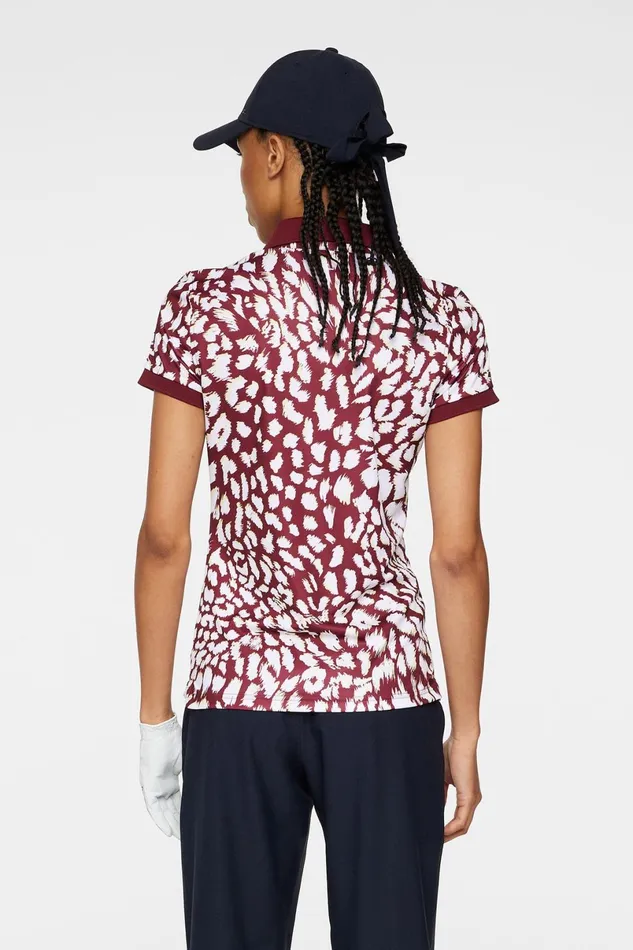 JLindeberg Polo Shirts Women Tour Tech Print Polo