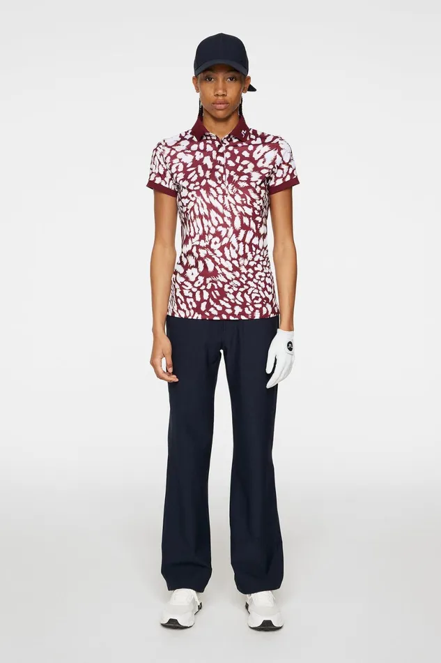 JLindeberg Polo Shirts Women Tour Tech Print Polo