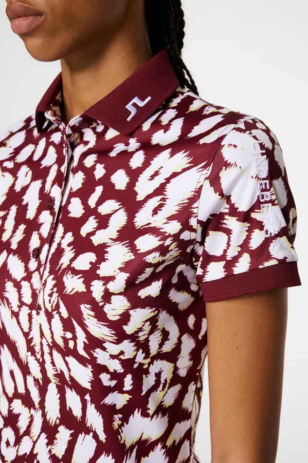 JLindeberg Polo Shirts Women Tour Tech Print Polo