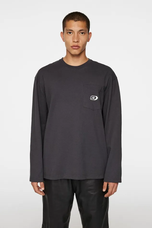 JLindeberg TShirts Men Walsh Ls Pocket Tee