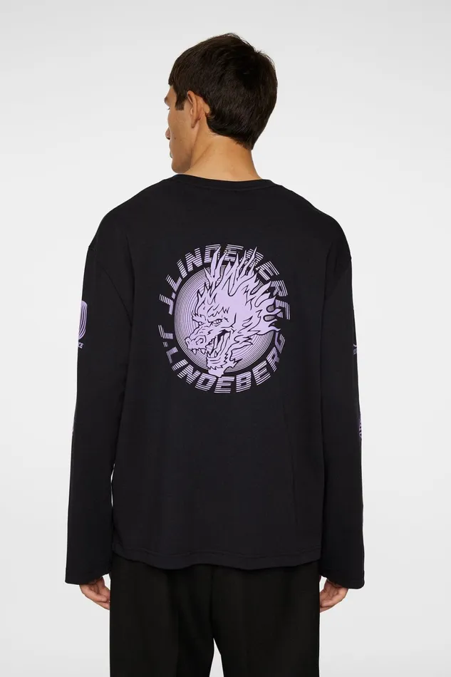 JLindeberg TShirts Men Walsh Ls Print TShirt