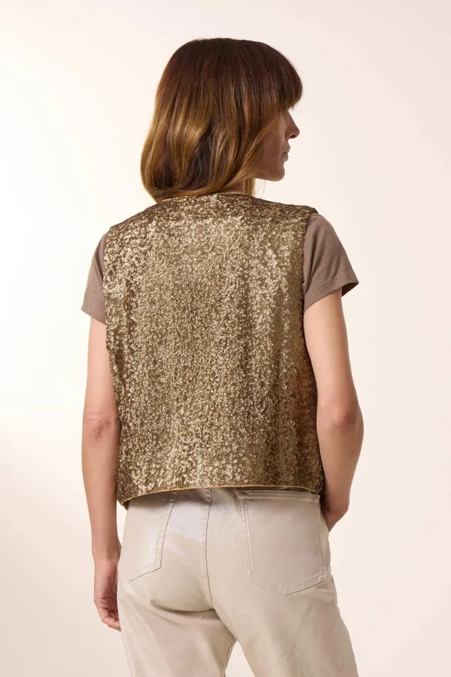 Jackets and Coats Women Leon and Harper Vim Pln Jacket Gold
