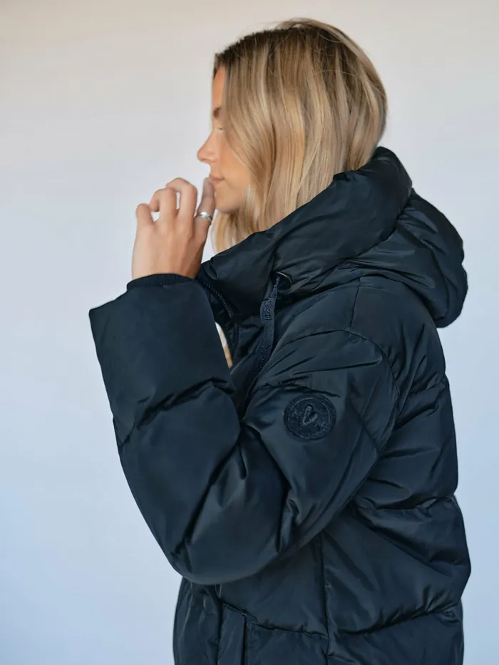 Jackets and Coats Women MMNova Avon Down Jacket Black MOS MOSH