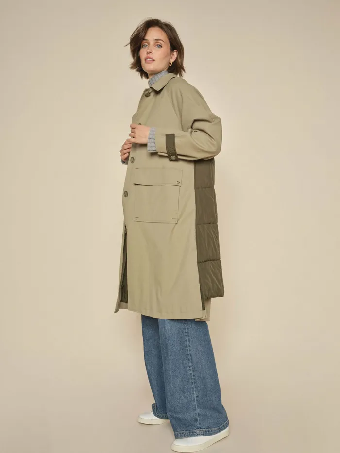 Jackets and Coats Women MMSouza Trench Quilt Coat Mermaid MOS MOSH Jackets and Coats Women MMSouza Trench Quilt Coat Mermaid MOS MOSH