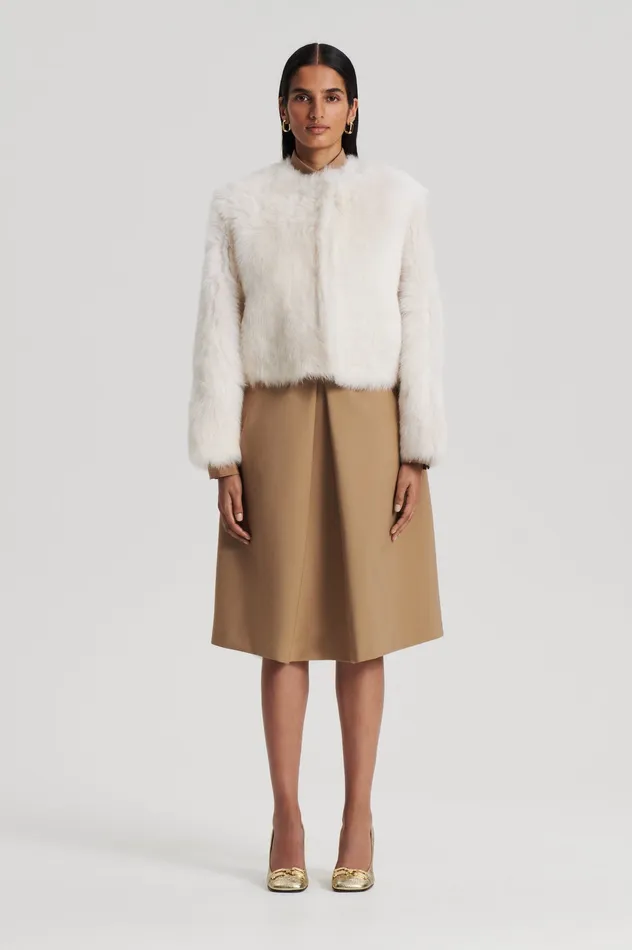 Jackets Scanlan Theodore Women TOSCANA COCOON JACKET CREME