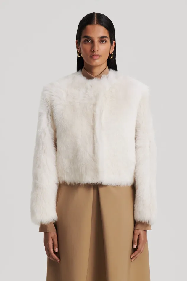 Jackets Scanlan Theodore Women TOSCANA COCOON JACKET CREME