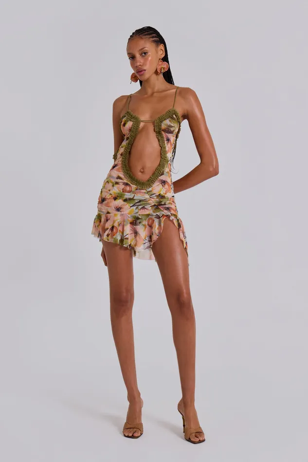 Jaded London Dresses Women Sunrise Bloom Mini Fatale Dress