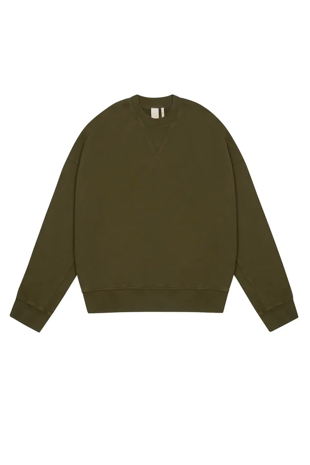 Jaded London Shop NTRLS Moss Crew Neck Sweatshirt Men Loungewear
