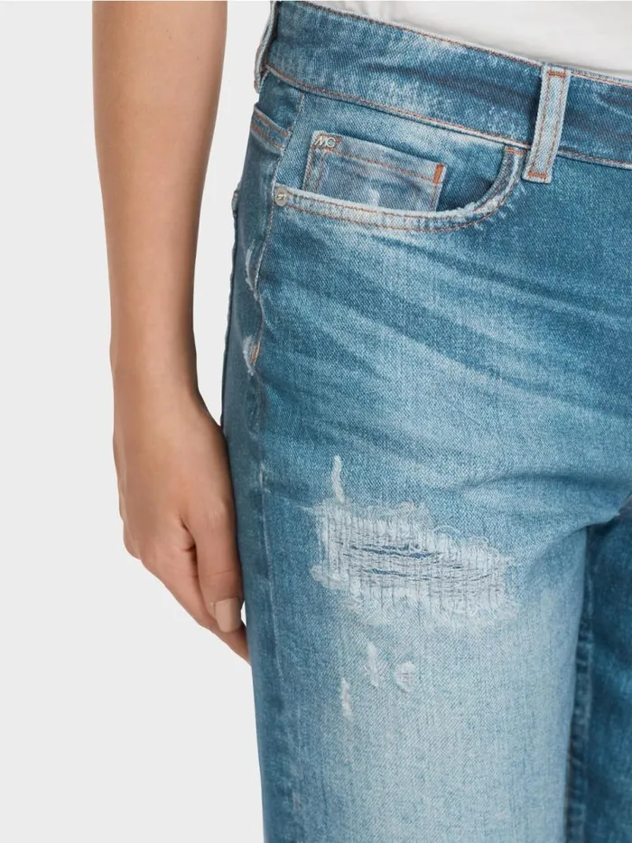 Jeans Damen Marc Cain 034Rethink Together034 Jeans RIVNE Blue Denim