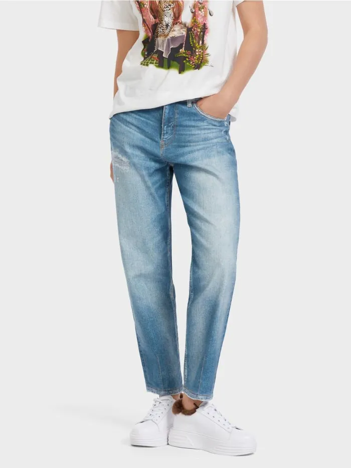 Jeans Damen Marc Cain 034Rethink Together034 Jeans RIVNE Blue Denim