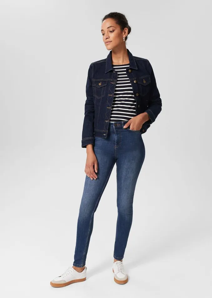 Jeans Women HOBBS Gia Sculpting Jeans Mid Wash