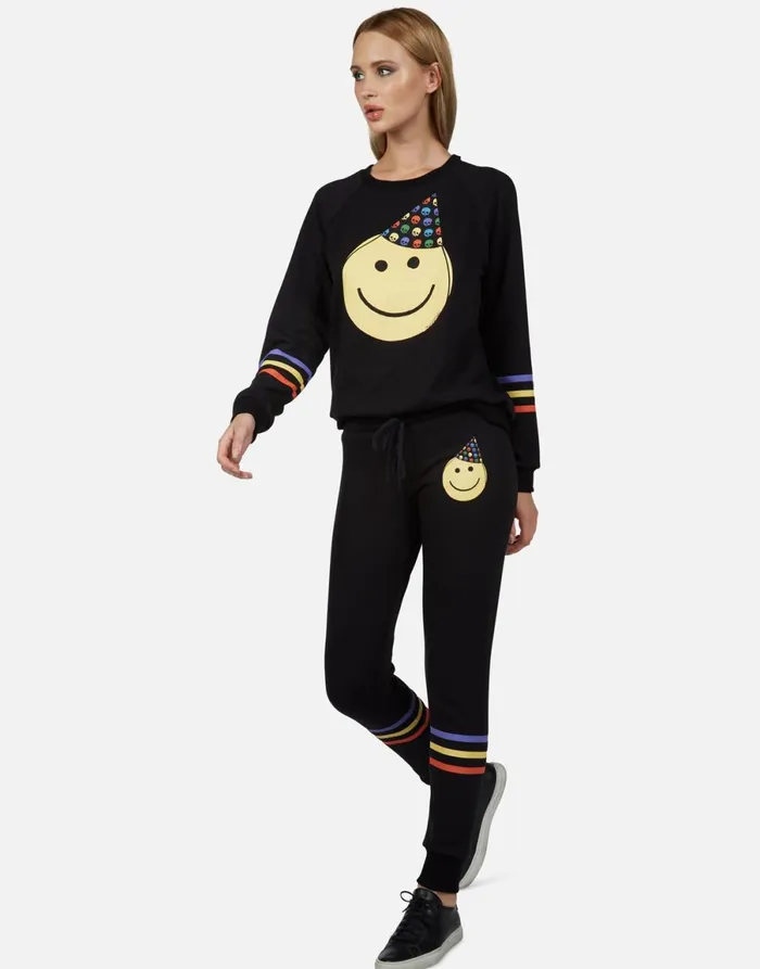 Jess Party Hat Black Women039s Lauren Moshi Long Sweatpants