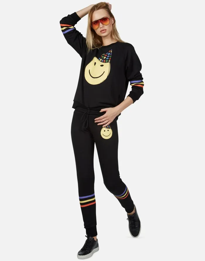 Jess Party Hat Black Women039s Lauren Moshi Long Sweatpants