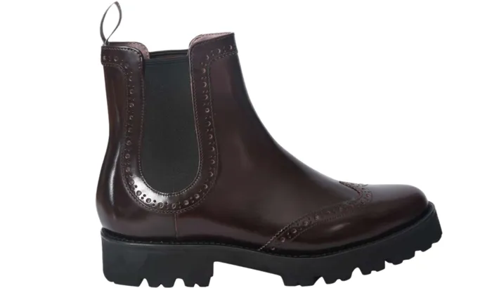 Jessie 8211 Burgundy Polish Women Barker Shoes Womens Boots