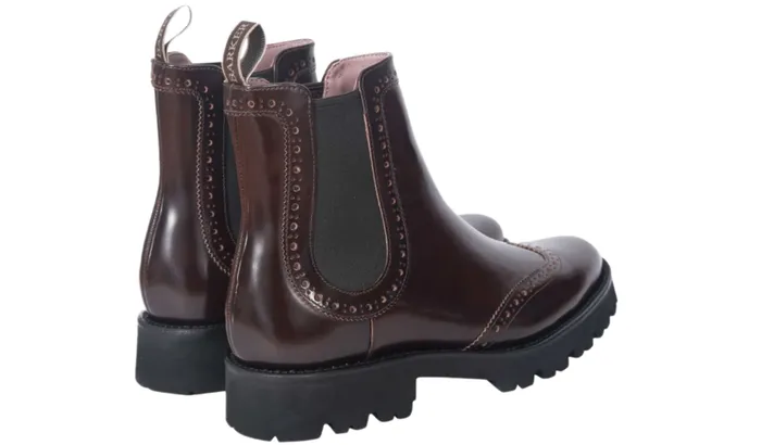 Jessie 8211 Burgundy Polish Women Barker Shoes Womens Boots