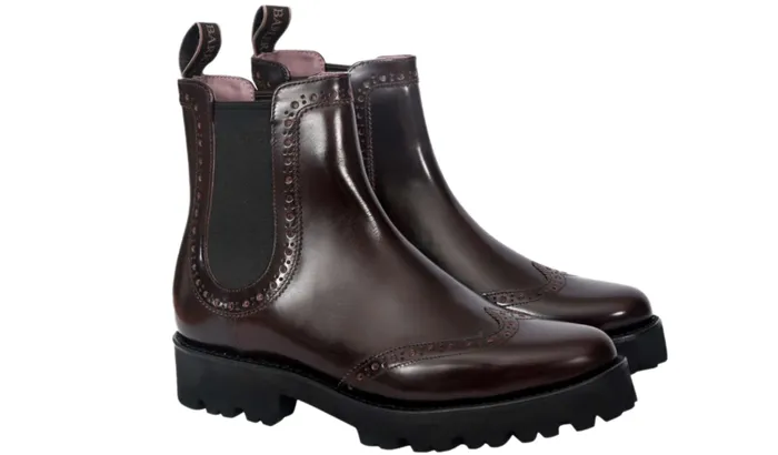 Jessie 8211 Burgundy Polish Women Barker Shoes Womens Boots