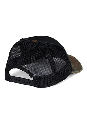 Jilly Crystal Crossbone Skull Black Camo Women039s Lauren Moshi Hats