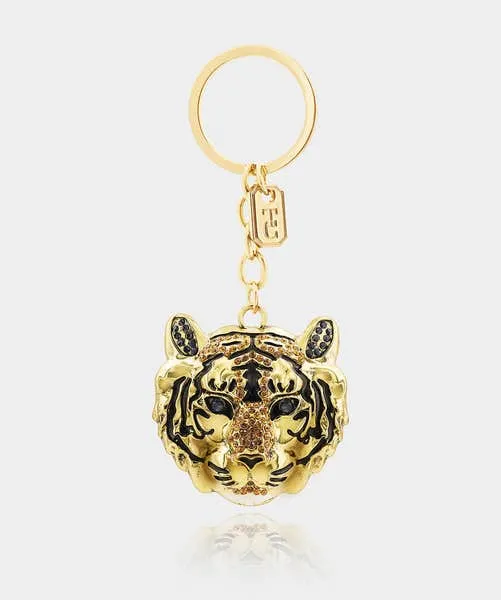 Joebrowns Invited Guests Apparel Tiger Key Chain Gold