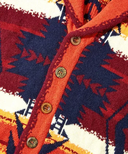 Joebrowns Knitwear Apparel Artisan Cardigan Sunset