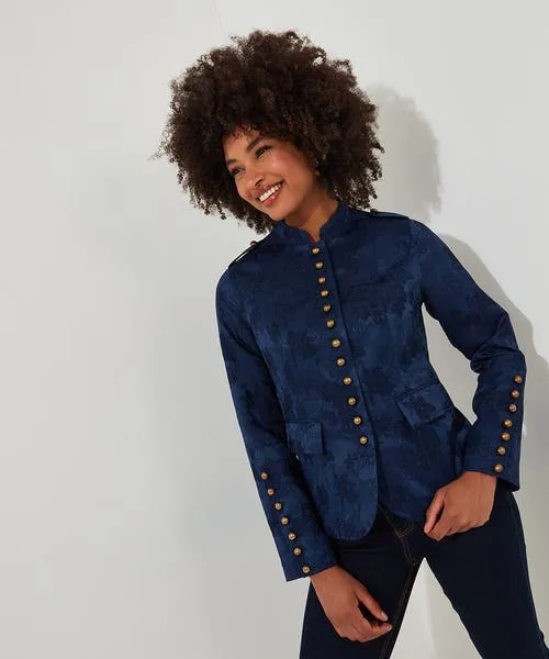 Joebrowns Must Have Military Jacquard Jacket Blue Apparel Coats and Jackets