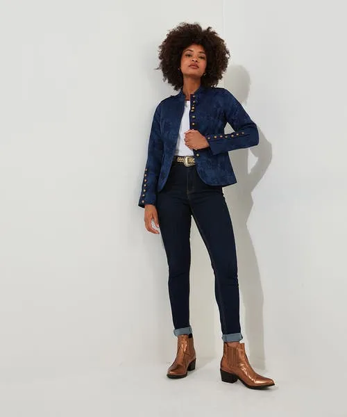 Joebrowns Must Have Military Jacquard Jacket Blue Apparel Coats and Jackets