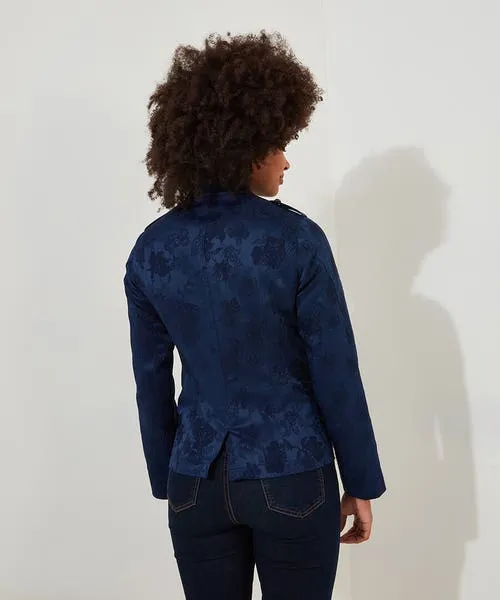 Joebrowns Must Have Military Jacquard Jacket Blue Apparel Coats and Jackets