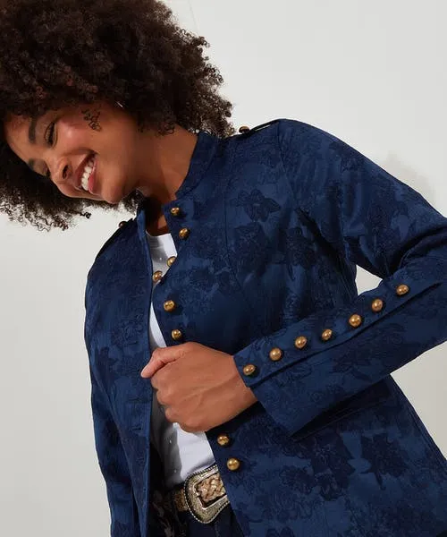 Joebrowns Must Have Military Jacquard Jacket Blue Apparel Coats and Jackets