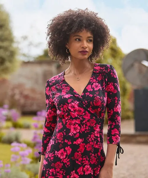 Joebrowns Pop of Colour Jersey Dress Black Apparel Petite Collection