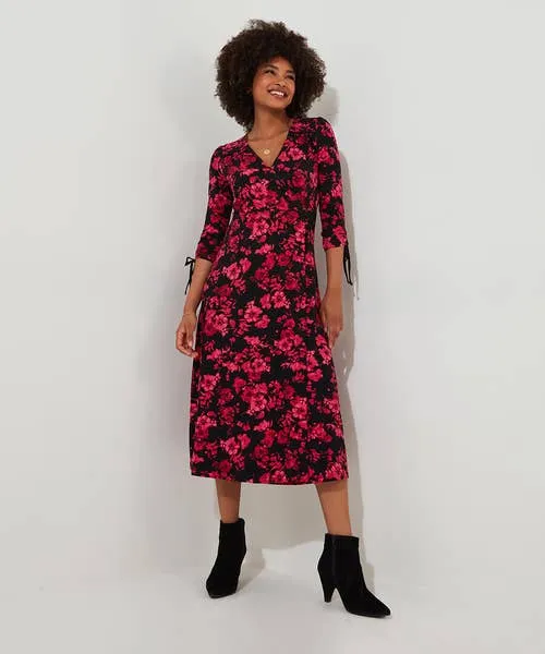 Joebrowns Pop of Colour Jersey Dress Black Apparel Petite Collection