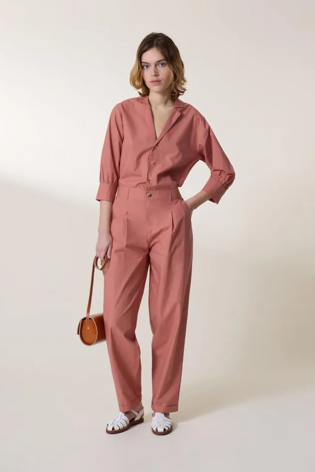 Jumpsuits Women Leon and Harper Combinaison Ortense Pl2 Blush