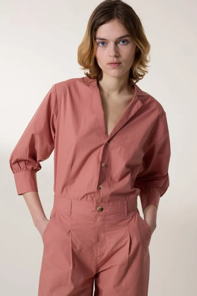 Jumpsuits Women Leon and Harper Combinaison Ortense Pl2 Blush