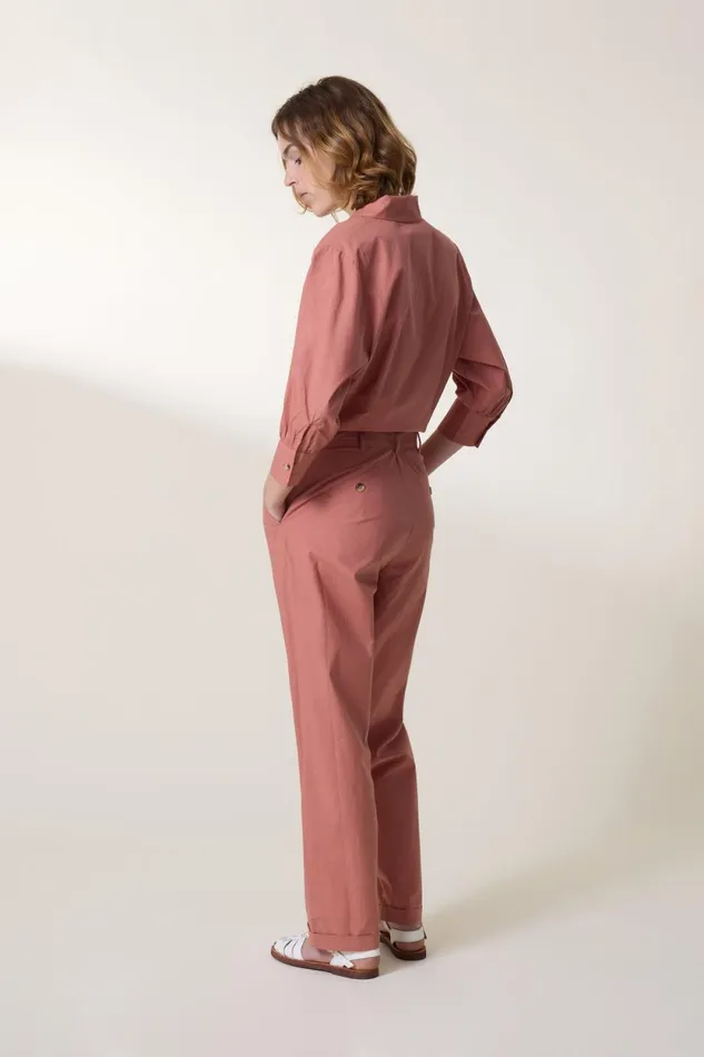 Jumpsuits Women Leon and Harper Combinaison Ortense Pl2 Blush