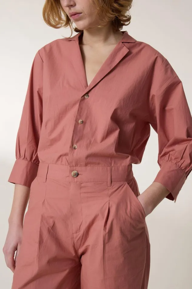 Jumpsuits Women Leon and Harper Combinaison Ortense Pl2 Blush