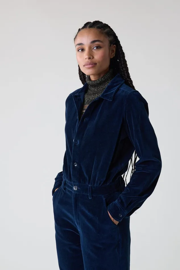 Jumpsuits Women Leon and Harper Orelie Pln Jumpsuit Black Iris