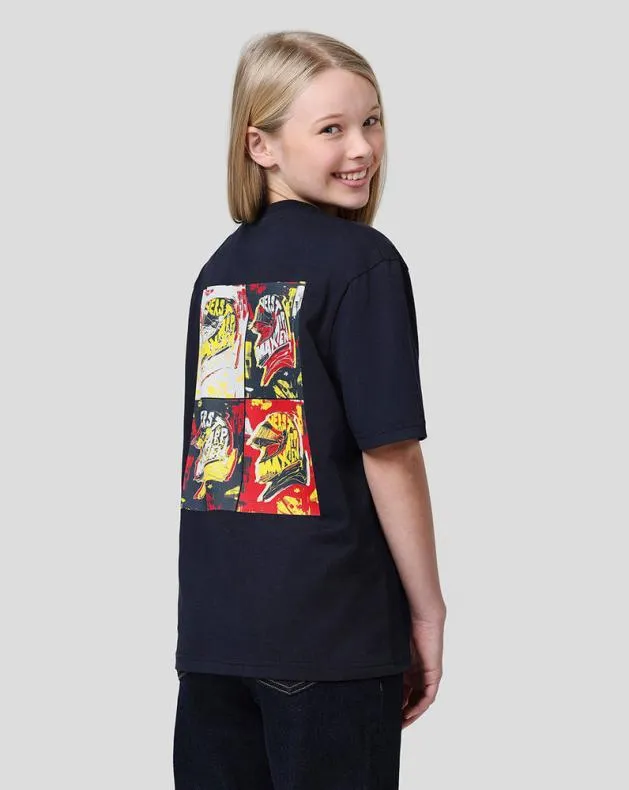 Junior Castore Junior Oracle Red Bull Racing S Max Pop Art Oversized Tee 8211 Night Sky