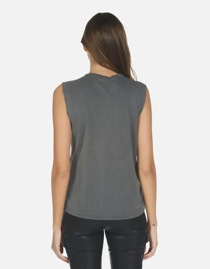Kel X Crystal Poison Pigment Black Women039s Lauren Moshi Tanks