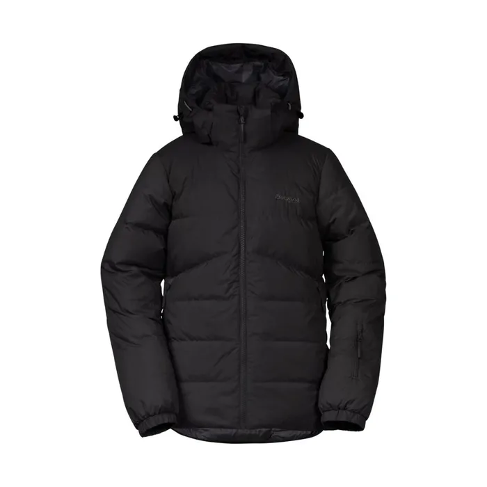 Kids Bergans Of Norway Down Jackets Rros Down Youth Girl Jacket Black