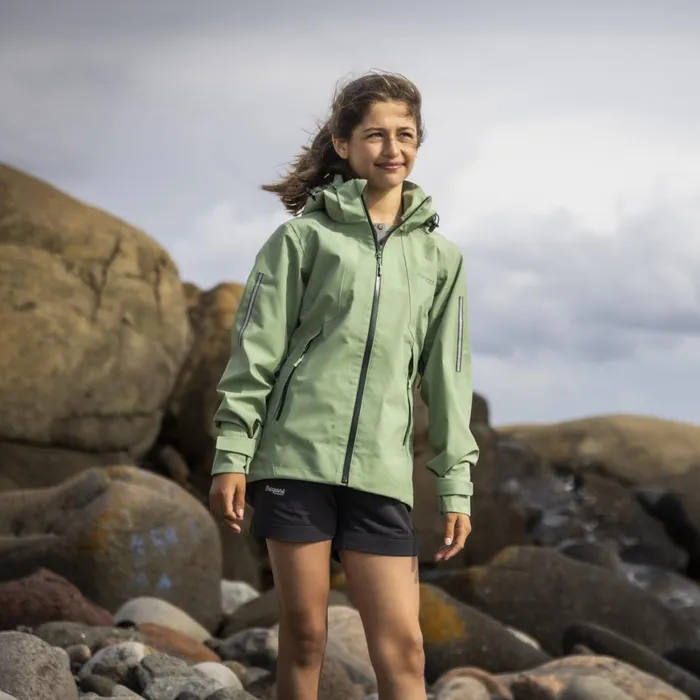 Kids Bergans Of Norway Shell Jackets Sjoa 3l Youth Girl Jacket Jade Green