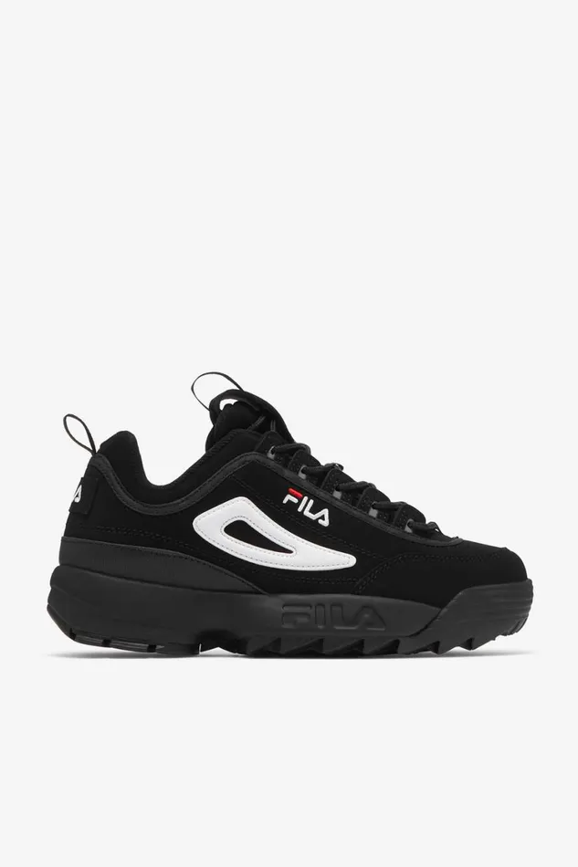 Kids Big Kids 357 Fila Kids039 Disruptor 2 014 Black White Red