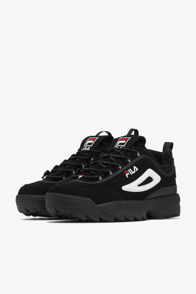 Kids Big Kids 357 Fila Kids039 Disruptor 2 014 Black White Red