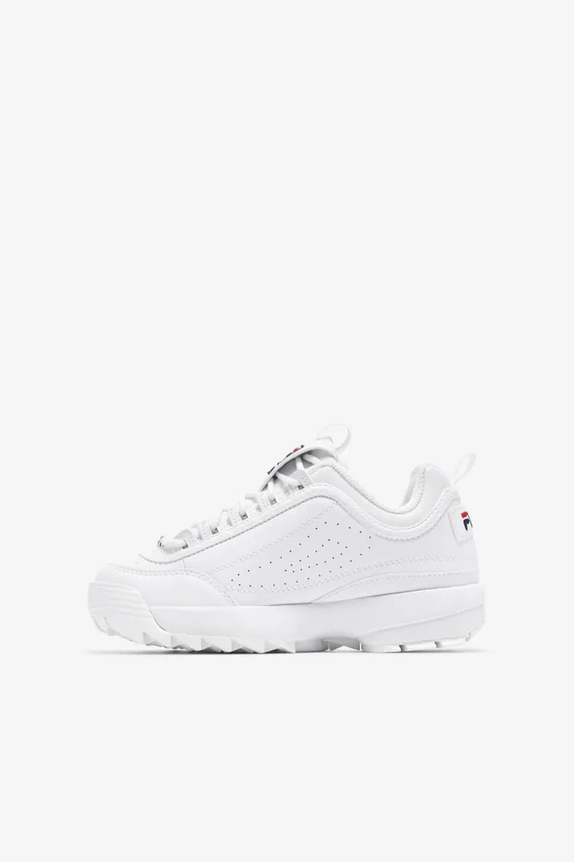 Kids Big Kids 357 Fila Kids039 Disruptor 2 111 White Peacoat Red