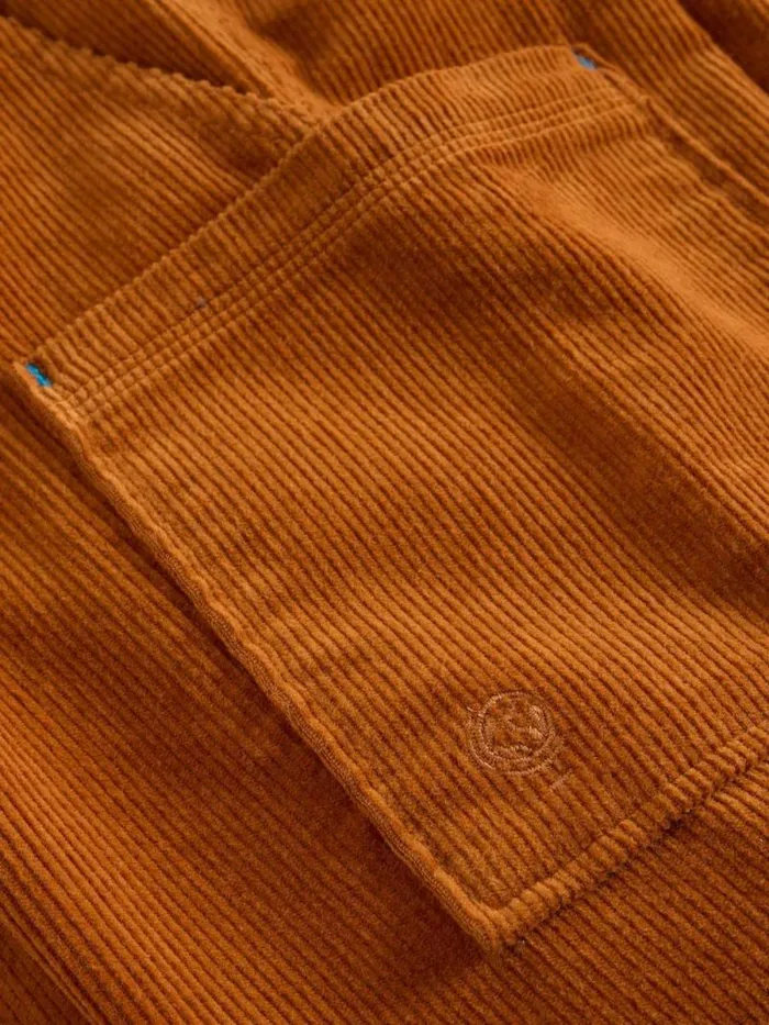 Kids Cord Cargo Trouser Dark Orange White Stuff Trousers