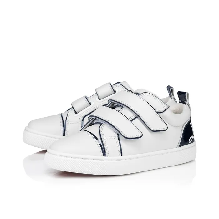 Kids Funnyto Scratch Sneakers 8211 Patent Calf Leather 8211 Bianco Christian Louboutin Sneakers Kids Funnyto Scratch Sneakers 8211 Patent Calf Leather 8211 Bianco Christian Louboutin Sneakers