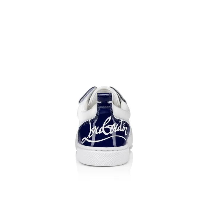 Kids Funnyto Sneakers 8211 Calf Leather And Patent Calf Leather 8211 Bianco Christian Louboutin Sneakers