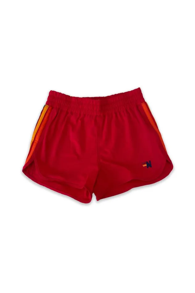 Kids Kids Collection Aviator Nation 5 STRIPE KIDS FLEX JOGGER SHORT 8211 RED