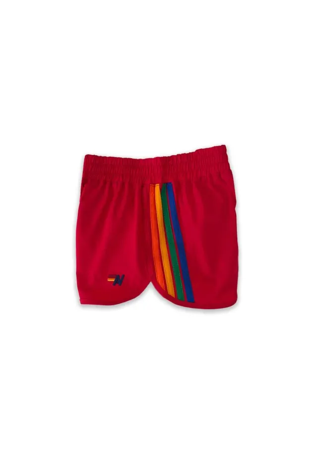 Kids Kids Collection Aviator Nation 5 STRIPE KIDS FLEX JOGGER SHORT 8211 RED Kids Kids Collection Aviator Nation 5 STRIPE KIDS FLEX JOGGER SHORT 8211 RED