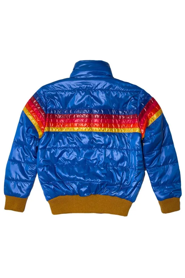 Kids Kids Collection Aviator Nation 5 STRIPE KIDS TRAVELER JACKET 8211 SNORKEL BLUE Kids Kids Collection Aviator Nation 5 STRIPE KIDS TRAVELER JACKET 8211 SNORKEL BLUE