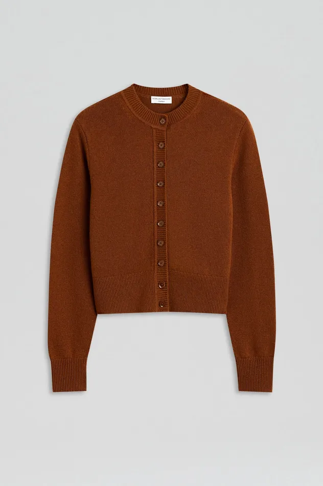 Knitwear CASHMERE CARDIGAN SPICE Scanlan Theodore Women Knitwear CASHMERE CARDIGAN SPICE Scanlan Theodore Women