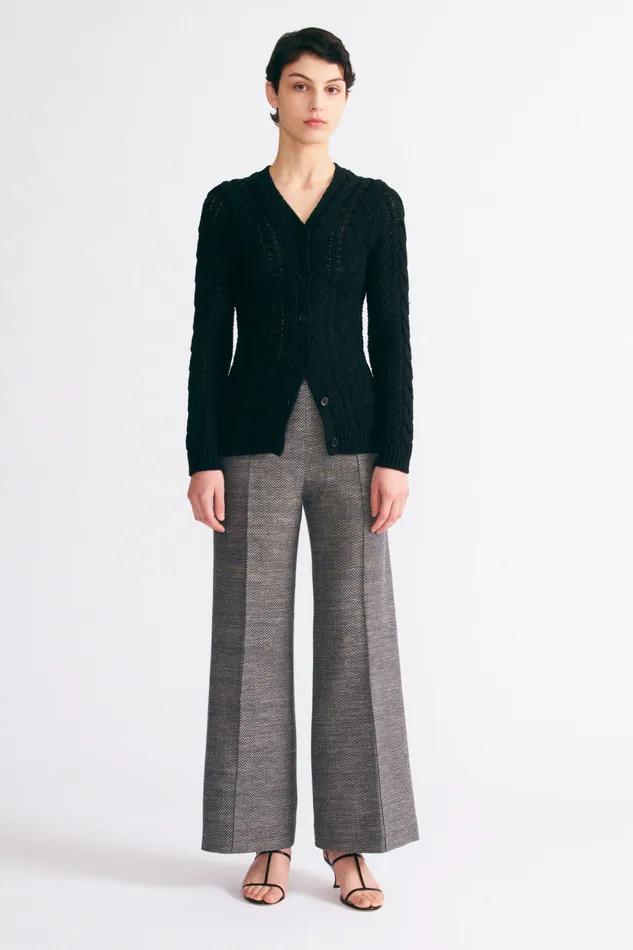 Knitwear Emilia Wickstead Women Elmer Knit Cardigan In Navy