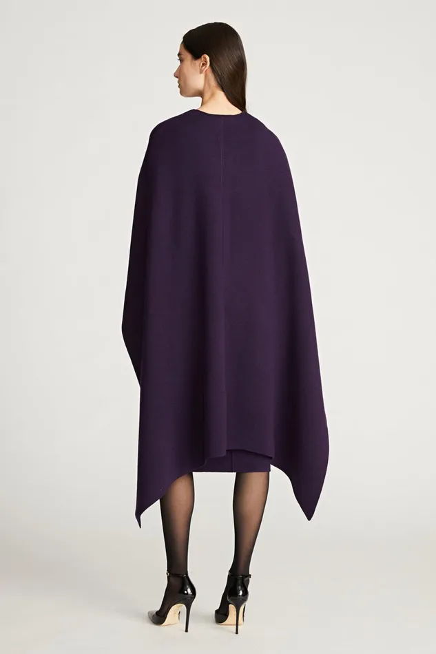 Knitwear Women Halston Amal Sweater Dress In Wool Aubergine Knitwear Women Halston Amal Sweater Dress In Wool Aubergine